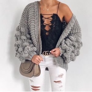 Bubble Sweater cardigan